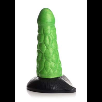 XR Brands - Radioactive Reptile - Thick Scaly Silicone Dildo