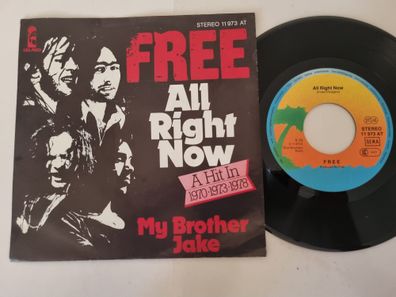 Free - All Right Now 7'' Vinyl Germany