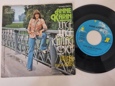 Anne Karin - Junge, Junge, ich mag dich 7'' Vinyl Germany