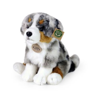 Australian Shepherd sitzend H=25 cm HUND Plüschtier Stofftier Kuscheltier Plüsch