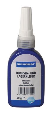 Buchsen-/Lagerkleber hf. mf. grün 50g Flasche PROMAT Chemicals