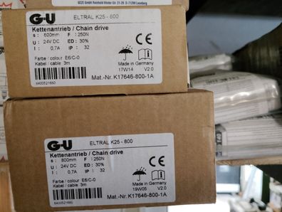 GU Kettenantrieb Eltral K25-800, 24V/DC,17W14-V2 0