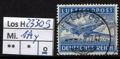 Los H23309: Deutsches Reich Feldpost Mi. 1 Ay, gest