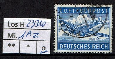 Los H23310: Deutsches Reich Feldpost Mi. 1 Az, gest