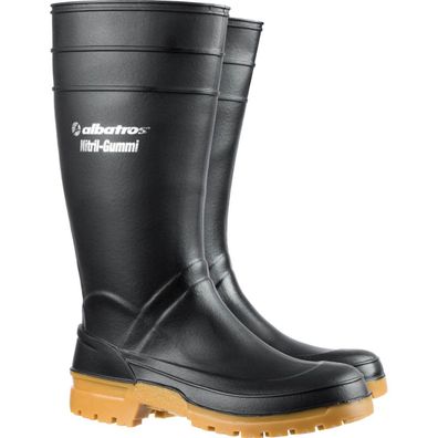 albatros Nitrilgummistiefel Guardian HIGH BLACK (Gr. 46)