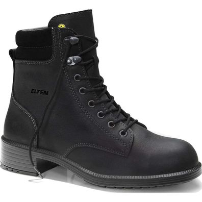 ELTEN Sicherheitsstiefel NIKOLA black Mid ESD S2 (Gr. 42)