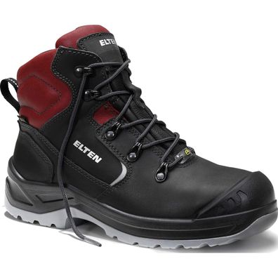 ELTEN Sicherheitsstiefel LENA GTX black-red Mid ESD S3 CI (Gr. 40)