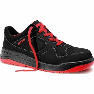 ELTEN Sicherheitsschuhe Maverick black-red Low ESD S3 (Gr. 41)