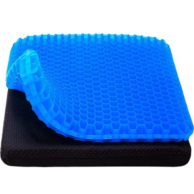Herzberg Kissen Gel Sitzbezug &ndash; Blau