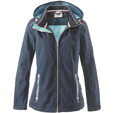 Terrax Damen Softshelljacke retroblau (Gr. 36)