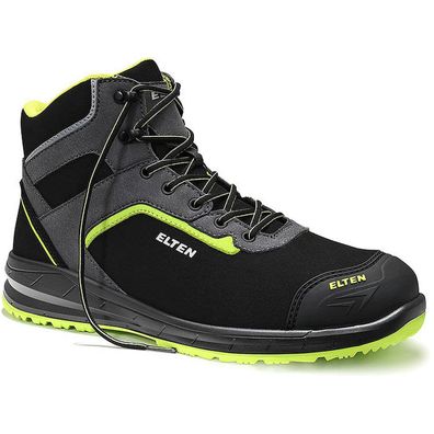 Elten Sicherheitsstiefel LOAN XXSports Pro black-lime Mid ESD S3 (Gr. 41)