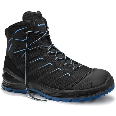 Lowa LARROX Work GTX black-blue Mid S3 CI Sicherheitsstiefel (Gr. 43)