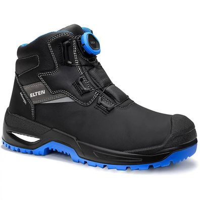 Elten Sicherheitsstiefel Stefano XXSG BOA® black-blue Mid ESD S3 (Gr. 45)