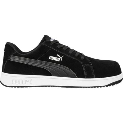 Puma Sicherheitsschuhe Iconic Suede BLACK Low S1PL ESD (Gr. 37)