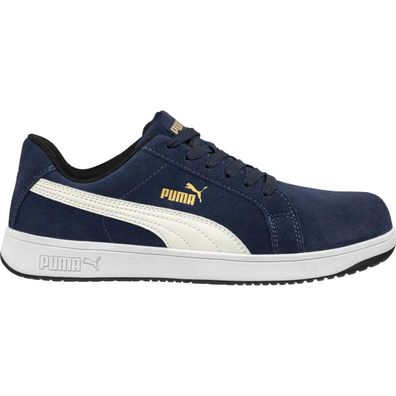 Puma Sicherheitsschuhe Iconic Suede NAVY Low S1PL ESD (Gr. 39)