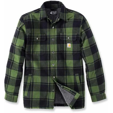 Carhartt Heavyweight Flannel SHERPA-LINED SHIRT JACKET (Gr. L)