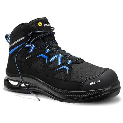 Elten Sicherheitsstiefel FRY XXG Pro GTX black-blue Mid ESD S3 HI CI