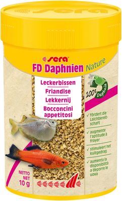 Sera FD Daphnien 100ml Leckerbissen aus 100% Wasserflöhe