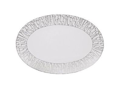 Rosenthal Platte 38 cm TAC Gropius Skin Platin 11280-403239-12738