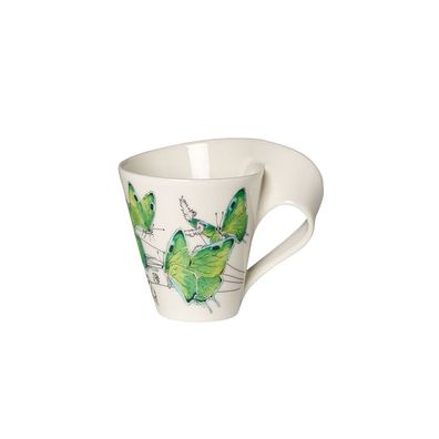 Villeroy & Boch NewWave Caffè Deep green hairstreak Becher mit Henkel (Geschenkkar