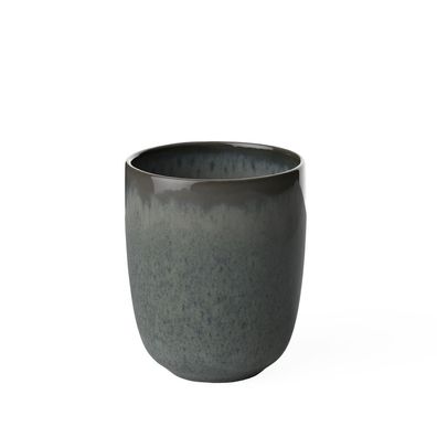 like. by Villeroy & Boch Lave gris Becher ohne Henkel Steingut grau 1042599660