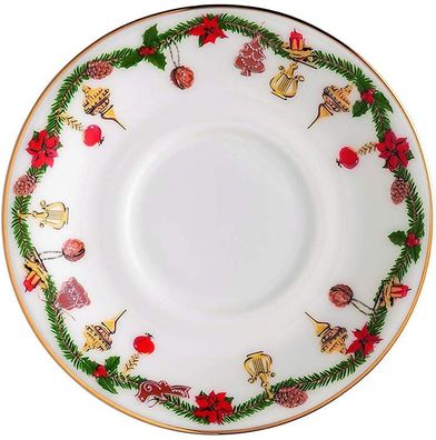 Hutschenreuther Nora Christmas Espresso-Untertasse Bone China 02048-726037-14716