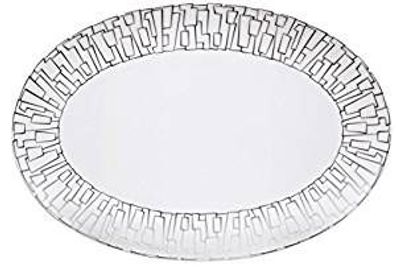 Rosenthal Platte 34 cm TAC Gropius Skin Platin 11280-403239-12734