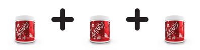 3 x 5% Nutrition Aminos - Code Red, Italian Lemon Ice - 224g