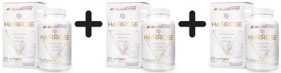 3 x AllDeynn Hairrose - 45 softgels