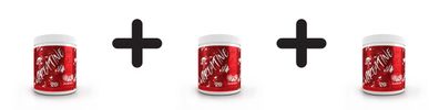 3 x Creatine - Code Red, Wildberry - 126g