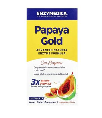 Papaya Gold, Papaya Mint - 120 tabs