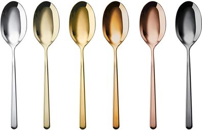 Sambonet Linear Edelstahl/PVD Mix Set 6 Mokkalöffel 52713XA7