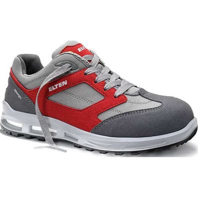 ELTEN Sicherheitsschuhe TRAVIS XXT grey-red Low ESD S2 (Gr. 40)