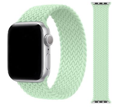 Original Apple Braided Solo Loop Armband 38/40/41mm Größe 9 Pistachio