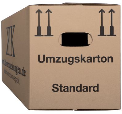 100 Premium Faltkartons Umzugskarton braun Neuware