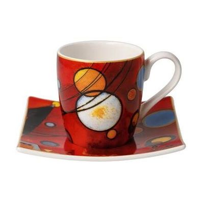 Goebel Wassily Kandinsky - Schweres Rot (Espressotasse,