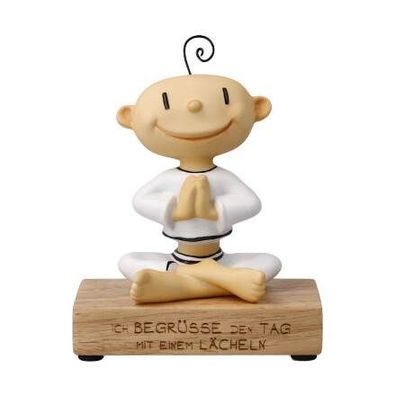 Goebel Der kleine Yogi® Wohnaccessoires Figur - Ich begrüße den Tag mit einem L