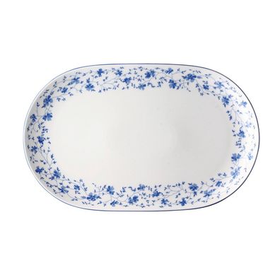 Rosenthal Platte 32 cm Form 1382 Blaublüten 41382-607671-12732