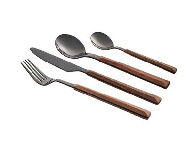 24-teiliges Besteck-Set Maple Wood – Elegantes Design für jeden Anlass