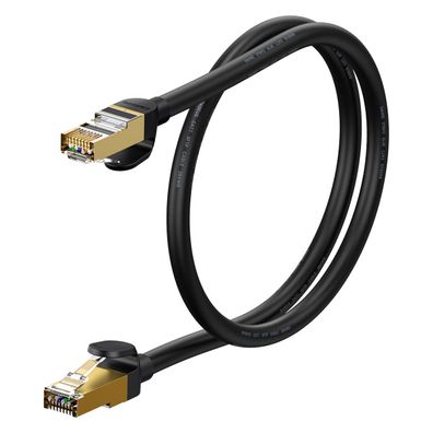 Baseus Speed Seven Netzwerkkabel RJ45 10Gbps 0,5m schwarz (WKJS010001)