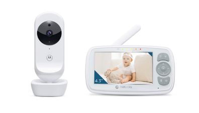 VM34 4.3" Baby-Monitor Video-Babyphone mit Farbdisplay Infrarot-Nachtsicht und