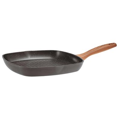 Sambonet Rock'N'Rose Aluminium schwarz Grillpfanne 28x28 cm S0163-S00565-S2104