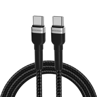 Ladekabel/Datenkabel USB-C / USB-C PD 65W Kabel - Schwarz Schnellladekabel