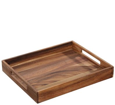 Zassenhaus Tablett eckig, Akazie 44 x 36 x 6 cm 55467
