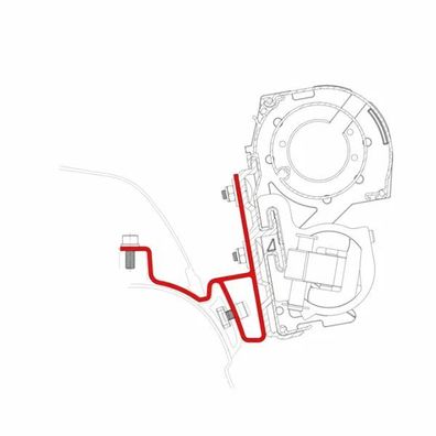 Dometic Perfect Roof 2000,2500 Markisen-Adapter für Ducato, umper, oxer (H2) ab Bj