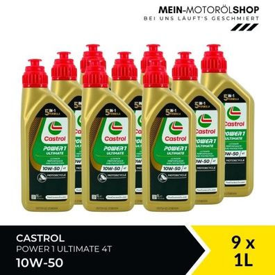 Castrol Power 1 Ultimate 4T 10W-50 9x1 Liter