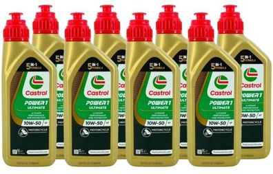 Castrol Power 1 Ultimate 4T 10W-50 8x1 Liter