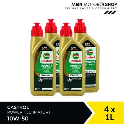 Castrol Power 1 Ultimate 4T 10W-50 4x1 Liter