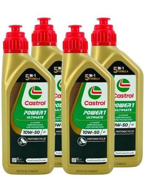 Castrol Power 1 Ultimate 4T 10W-50 4x1 Liter