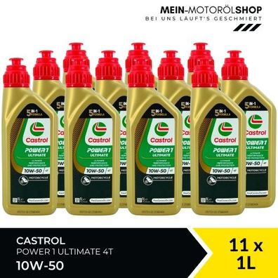 Castrol Power 1 Ultimate 4T 10W-50 11x1 Liter